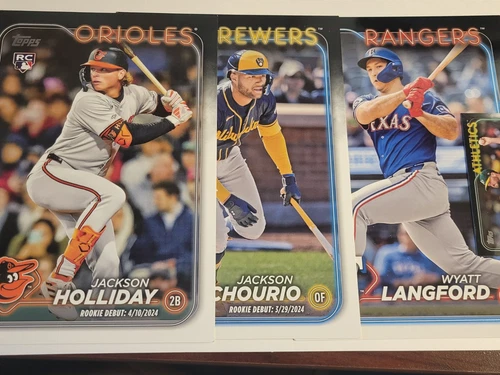 2024 Topps Update Oversize Super Box Jackson Holliday, Chourio And Langford Lot