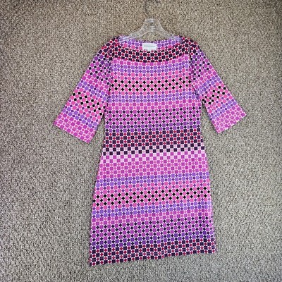 Donna Morgan Dress Womens Sz 8 Pullover 1/2 Sleeve