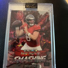 Baker Mayfield SMASHING 1/1 Wild Card Just The Hits Alumination Color Match