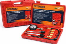 Kit Tester Compressione Motore Benzina Manometro Pressione Cilindri Auto Moto