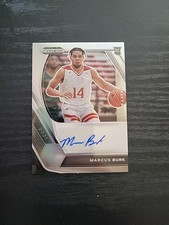 2021-22 Panini Prizm Draft Picks Draft Picks Auto Marcus Burk #DP-MBU Auto