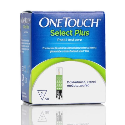 OneTouch Select Plus Blutzuckerteststreifen Original 50 Stück 