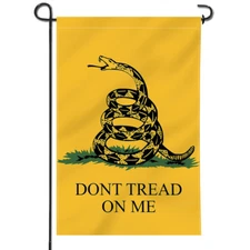 Anley Dont Tread On Me Garden Flag Decorative Flags Double Sided 18 x12.5 Inch