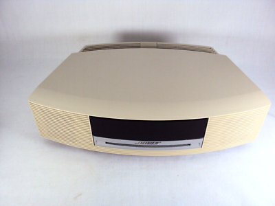 BOSE WAVE MUSIC SYSTEM AWRCCJ CD MP3 AM/FM AUX W- REMOTE - WHITE