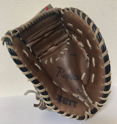 ZETT Baseball Glove Vintage Natural Lether Brown New Made in