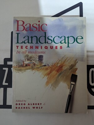Basic Landscape Techniques by Rachel R. Wolf 1993 Paperback Vintage! Art Paint