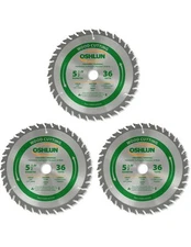 Oshlun SBW-055036  5-1/2" x 36T General Purpose Circular Saw Blade - 3 Pack