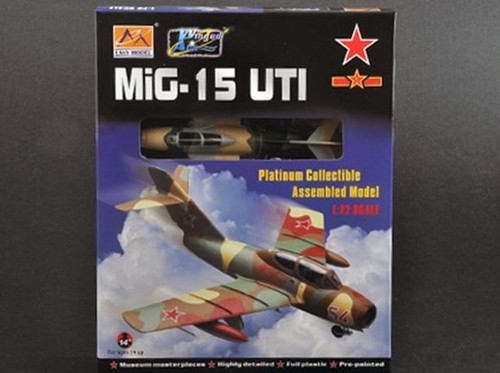 Modelo de avión de guerra de la Fuerza Aérea Polaca 1/72 EASY MODEL 37139 MIG-15UTI - Imagen 6 de 6