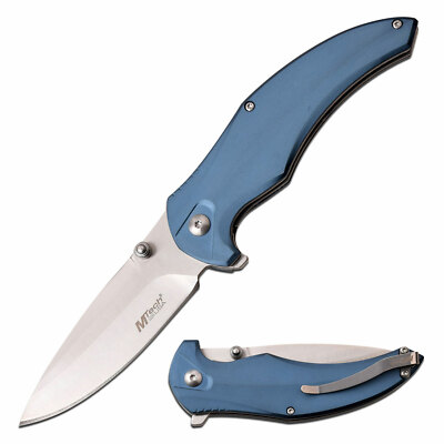 MTech USA MT-1035BL Folding Knife 3.5'' Blade Lock Blade Pocket Clip Carry NEW!