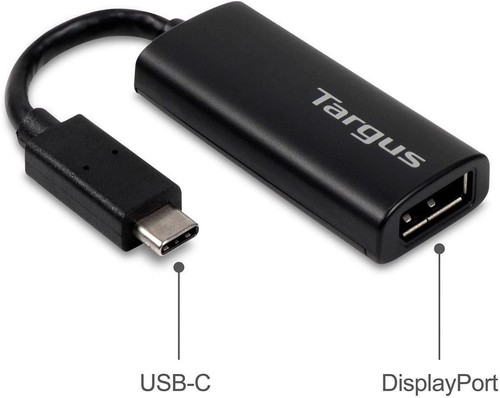 Targus USB-C to DisplayPort Adapter - Black - New - 第 2/5 張圖片