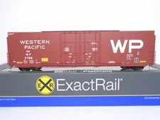 Exact Rail Ho Greenville 7100 Auto Parts Box Car, Western Pacific 3766