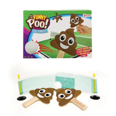 Funny Poo Table Tennis Set Toi-Toys 62152A Children Game From 4 J