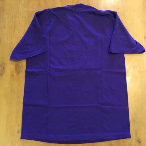 T-shirt vintage Phoenix Suns 1993 NBA Playoffs viola Pacific Division Barkely XL - Foto 3 di 3