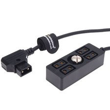 D tap Splitter Cable With 1/4 fix Screw 10A Output Camera DC Power Adapter Cable