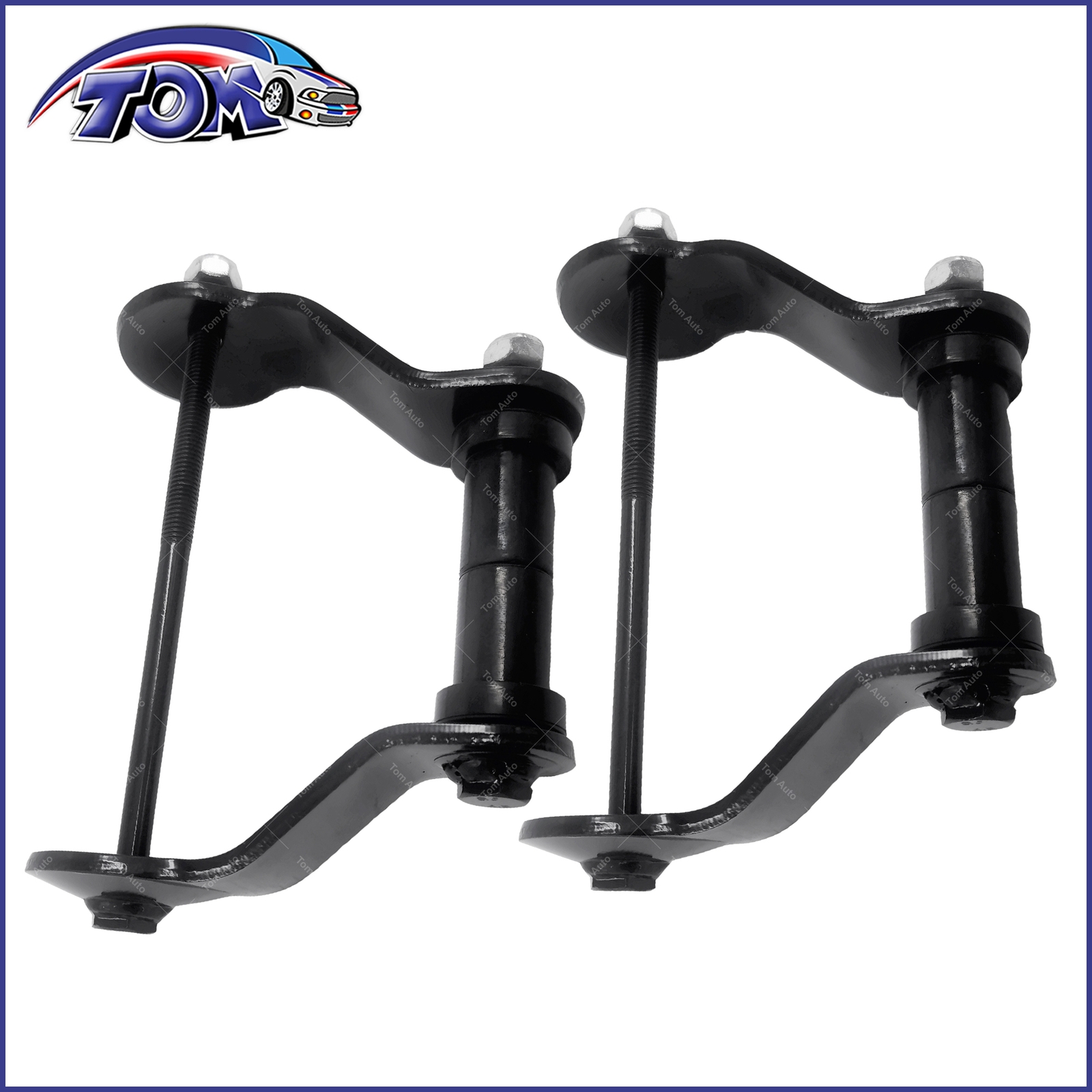 Rear Leaf Spring Shackle Repair Kit (Pair) – Fits 1973-1999 Chevy Blazer, C/K10-30, Suburban, GMC Jimmy & More – Includes Brackets, Bolts, Nuts