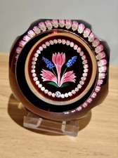 Caithness whitefriars paperweight glass Spring Celebration Limited Ed lampwork 