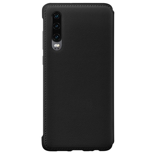 Huawei P30 Case Black Smart View Flip Protective Hard Cover Genuine Official New - Picture 8 of 12