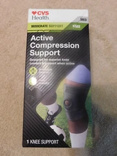 ACTIVE COMPRESSION SUPPORT, MODERATE SUPPORT, KNEE, MEDIUM