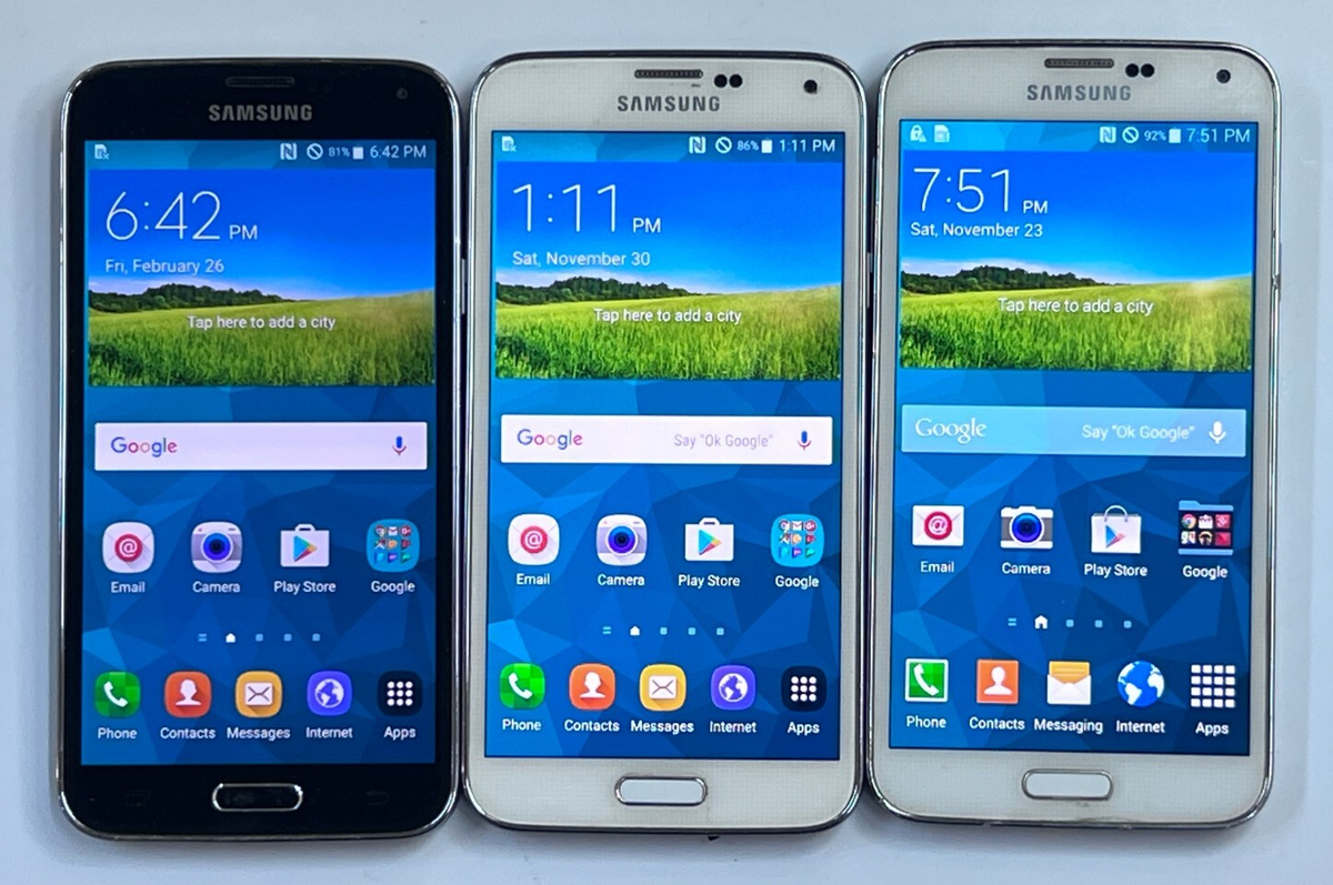 Samsung Galaxy S5 - 16 GB - Charcoal Black (AT&T) for sale online
