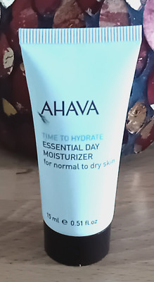 ahava essential day moisturizer Time to Hydrate Tagescreme 15ml Neu