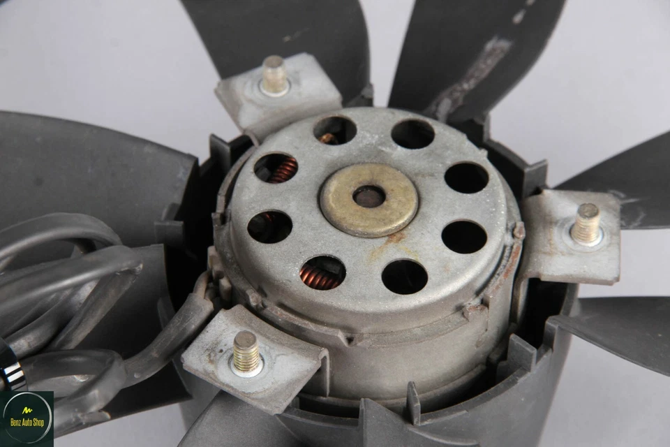 00-02 Mercedes W208 CLK430 Engine Radiator Cooling Fan Motor Set 2025053355 — 第 3/4 张图片