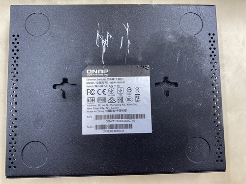 QNAP QSW-1105-5T SYSTEMS SWITCH SWT 5PORT AUTO NEGOTIATION UNMANAGEMENT ETHERNET - 第 3/5 張圖片