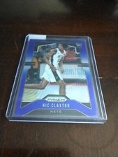 2019-20 Panini Prizm Blue 105/199 Nic Claxton Nicolas #292  RC Refractor 