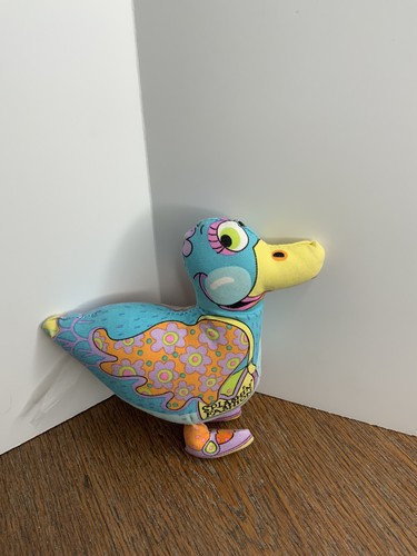 PETSTAGES Madcap Splashin' Fashion Duck Dog Toy Squeaks Never Used By Dogs