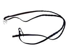 53  Brown Havana Leather Laced Reins GUC