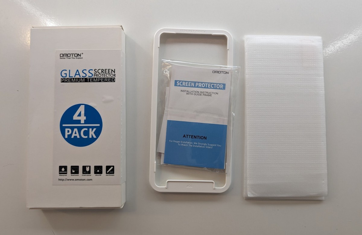 OMOTON Tempered Glass Screen Protector Pixel XL pieces