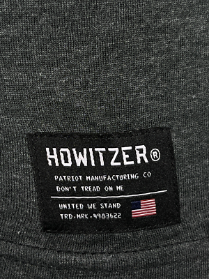 Howitzer Military Grunt MFG Men's T-Shirt - Patriotic Design, Ultra Soft