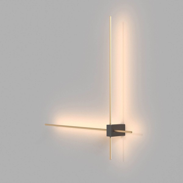 Maytoni Pars Led Wandleuchte, Wandlampe 12W Schwarz 3000K 90Ra Warmweiss-image