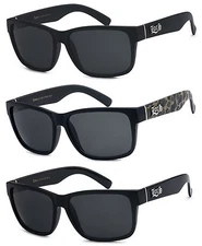 Locs Authentic Square Frame Cholo Biker Motorcycle Sunglasses OG Style LC90
