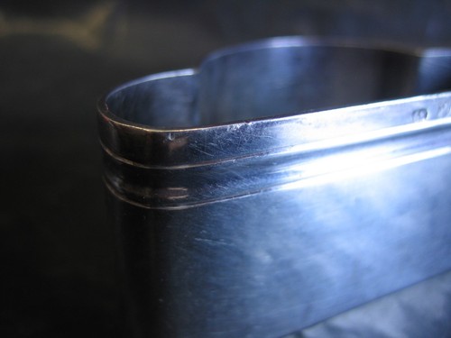 Antiguo anillo servilletero francés de plata esterlina Franck - Imagen 11 de 13