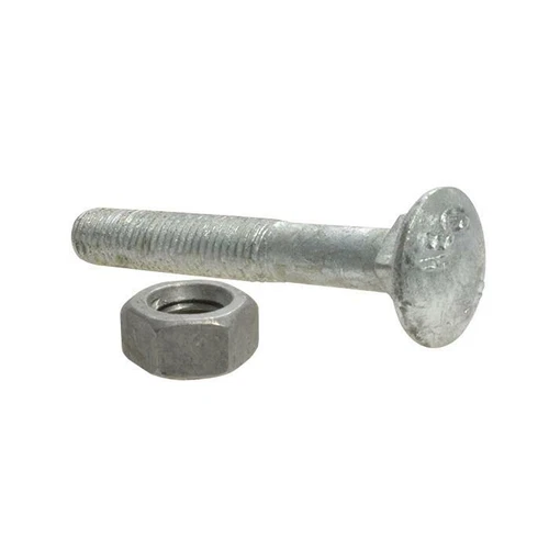Qty 20 Cup Head M6 (6mm) x 60mm Galvanised Bolt Nut Galv Treated Pine Coach