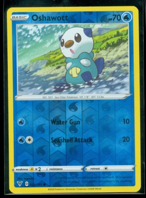 Pokemon OSHAWOTT 033/185 Vivid Voltage - Rev Holo - - MINT | eBay