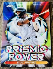 2021 Topps Chrome Eloy Jimenez Prismic Power Chicago White Sox