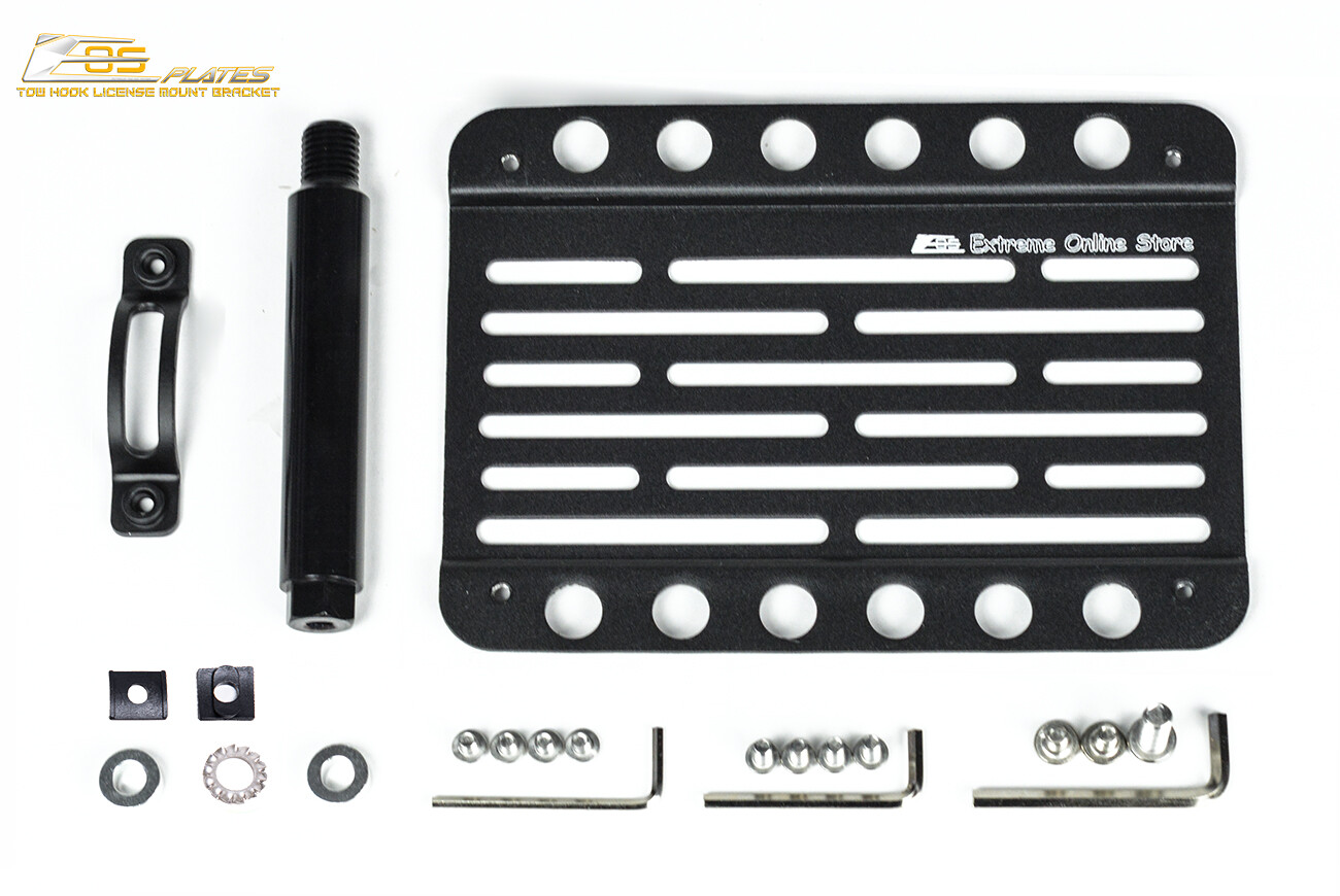 EOS Plate For 15-18 Ferrari California T Front Tow Hook License Mount Bracket