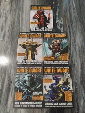 Lot Of 5 2017 White Dwarf Magazine Back Issues LOTR Warhammer Army