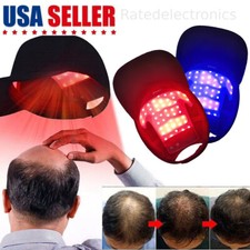 650nm Red LED Light Therapy Hat Hair Loss Treatment Cap Hair Growth Regrowth US