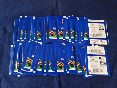 Topps EURO 2024 Germany UEFA EM 24, 30 sticker packs / Tüten, Gold, Parallel,NEW