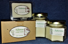 NEW Hand Poured Floral Scents Soy Candles Tarts Votive - Tuberose Scent