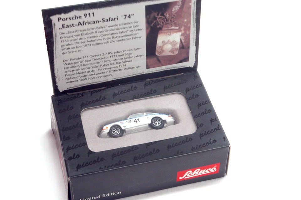 Schuco H0 01345 Piccolo Porsche 911 - East-African-Safari 74 - Bild 3 von 3