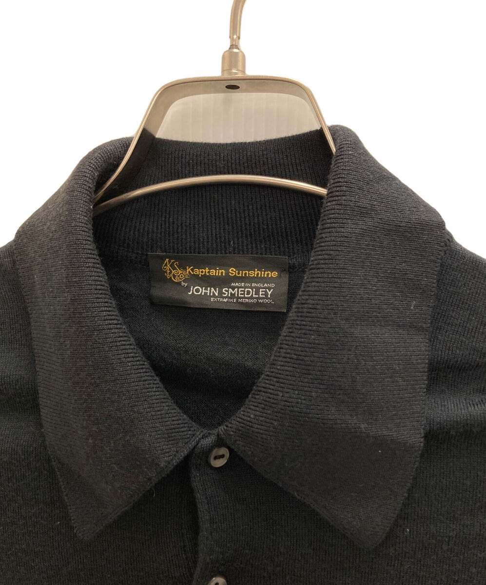KAPTAIN SUNSHINE × JOHN SMEDLEY knit polo shirt Size: M KAPTAIN SUNSHINE × JOHN SMEDLEY knit polo shirt Size: M