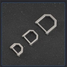 Titanium Alloy D Ring Key Shackle U Shape Key Ring Horseshoe Clasp for Car Fob