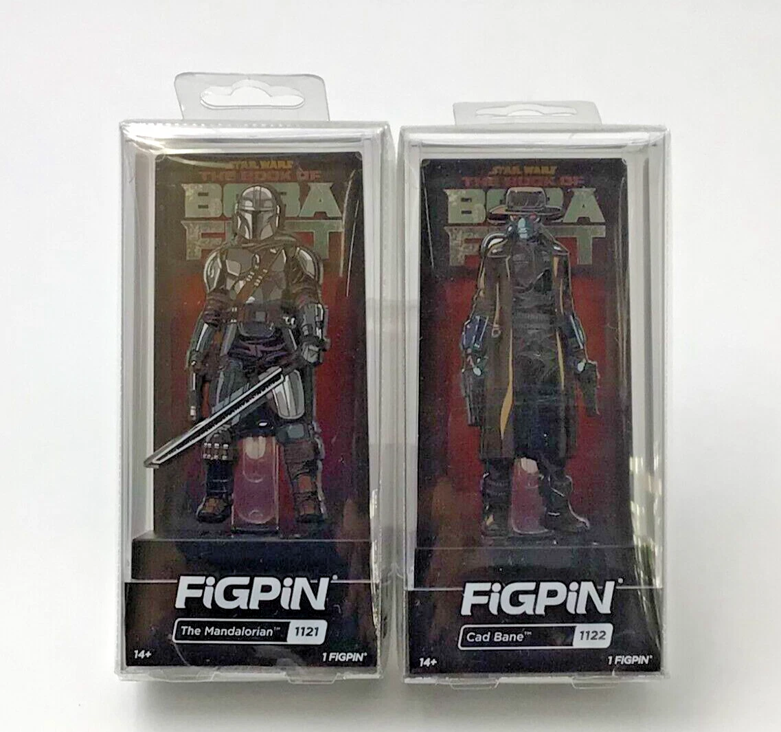 FiGPiN Star Wars The Mandalorian #1121 Cad Bane #1122 Set of 2 Collectible Pins