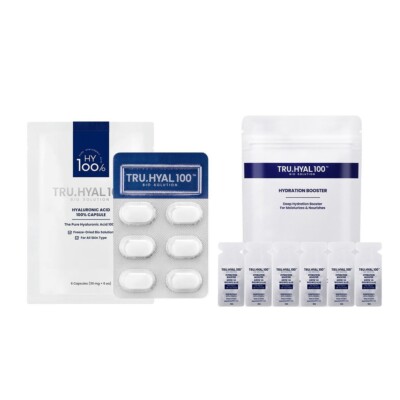 [TRU.HYAL 100] Hyaluronic Acid 100% Capsule (6capsule) + Hydration Serum (6pcs)