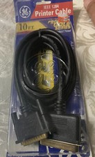 C2G 02301 IEEE-1284 DB25 Male to Centronics 36 Male Parallel Printer Cable, GE