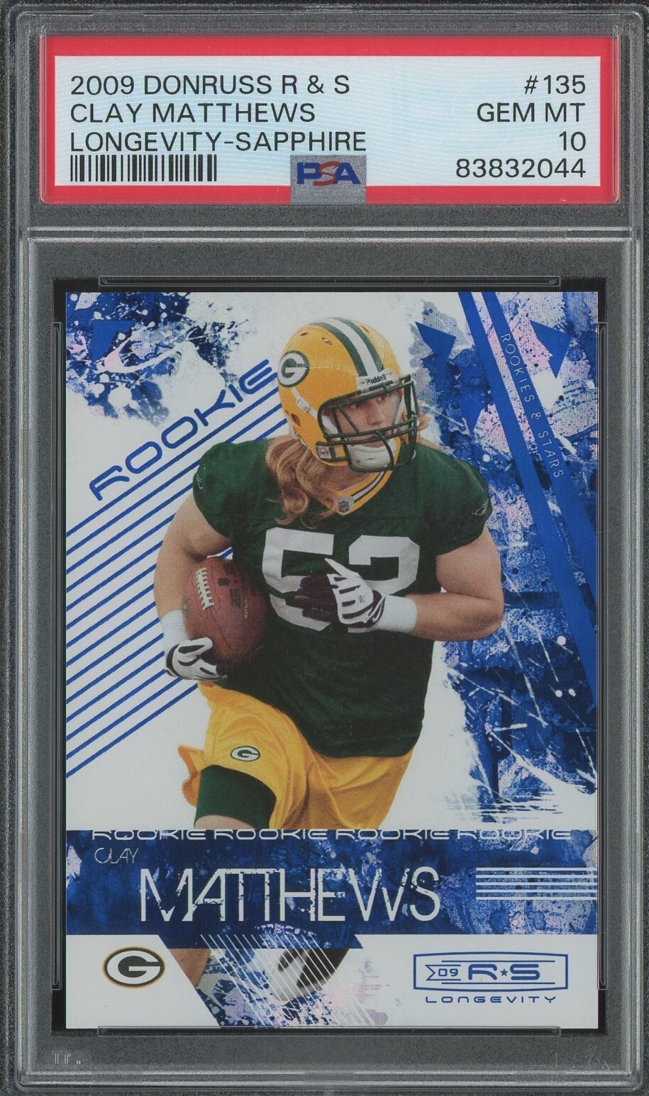Clay Matthews Donruss Rookies & Stars #135 Longevity-Sapphire