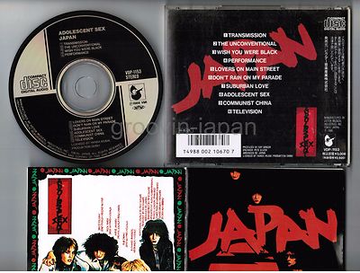 JAPAN Adolescent Sex JAPAN CD VDP-1153 w/BOOKLET 3,008JPY David